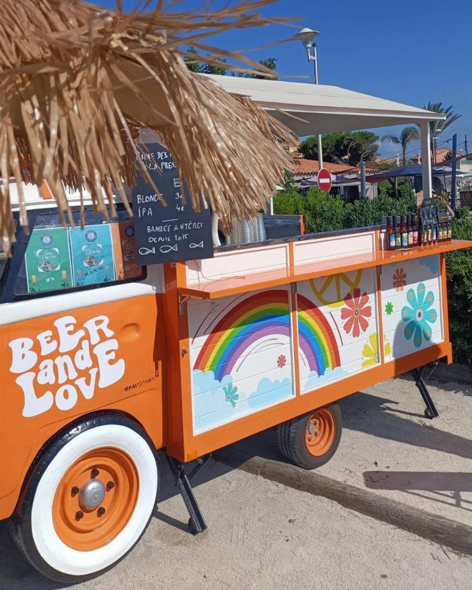 Stand de bière artisanale dans le Var