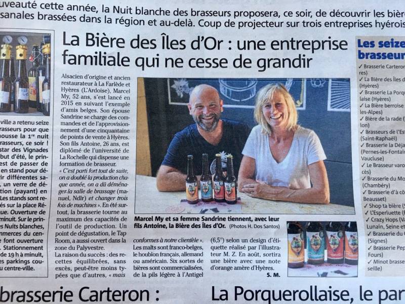 Bière des îles d'or dans le var matin : Découvrez notre concept unique à Hyères