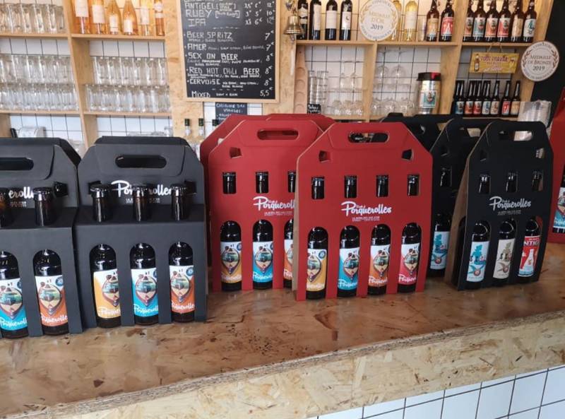 Coffret cadeau pack de 3 bières locales artisanales Hyères