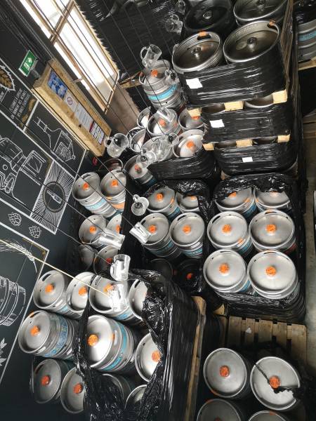 futs de bière en destockage