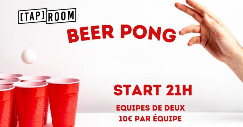 Jouer au Beer-Pong le mercredi soir dans votre bar-taproom à Hyères dans le Var