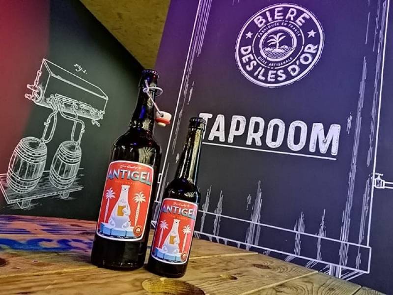 Bière artisanale Antigel Ambrée médaillée en vente à Hyères dans le Var