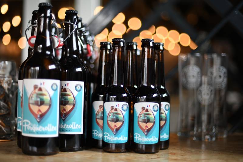Bière artisanale  Virée de Porquerolles proche de Toulon