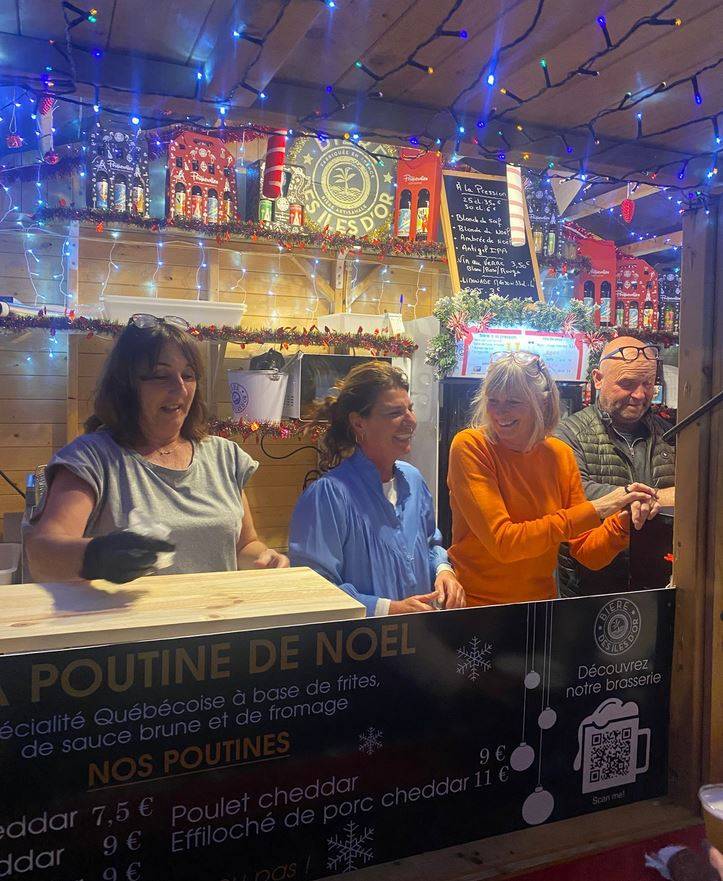 Stand de Noël La Bière des Iles d'Or