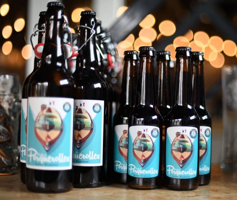 Vente de bières artisanales La Virée de Porquerolles à Hyères 83400